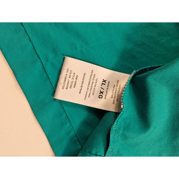 Habit fishing shirt men's XL Short Sleeve Vented performance teal button up - Picture 6 of 8